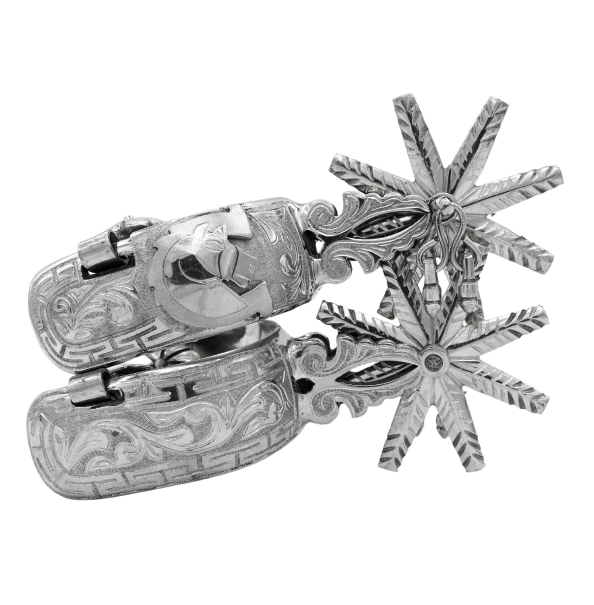 Espuela Charra Acero Finas Charros Spurs - M - Royal Saddles - Charro Spurs/Espuelas