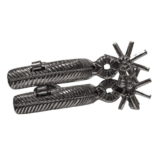 Espuela Ralladas Acero Stainless Steel Spurs - M - Royal Saddles - Charro Spurs/Espuelas