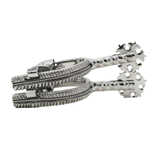 Espuelas Acero Mexican Charro Spurs Coleadero - M - Royal Saddles - Charro Spurs/Espuelas