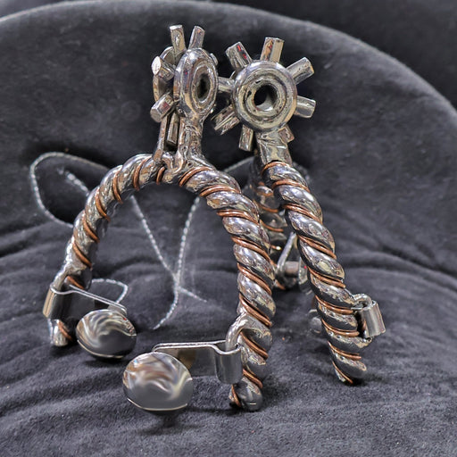 Espuelas Charras Acero Copper Charro Spurs - M - Royal Saddles - Charro Spurs/Espuelas