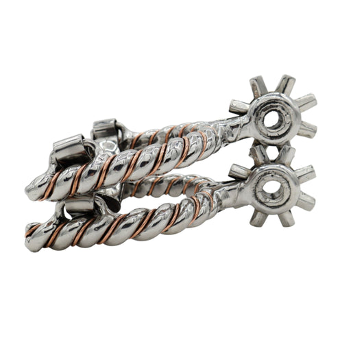Espuelas Charras Acero Copper Charro Spurs - M - Royal Saddles - Charro Spurs/Espuelas