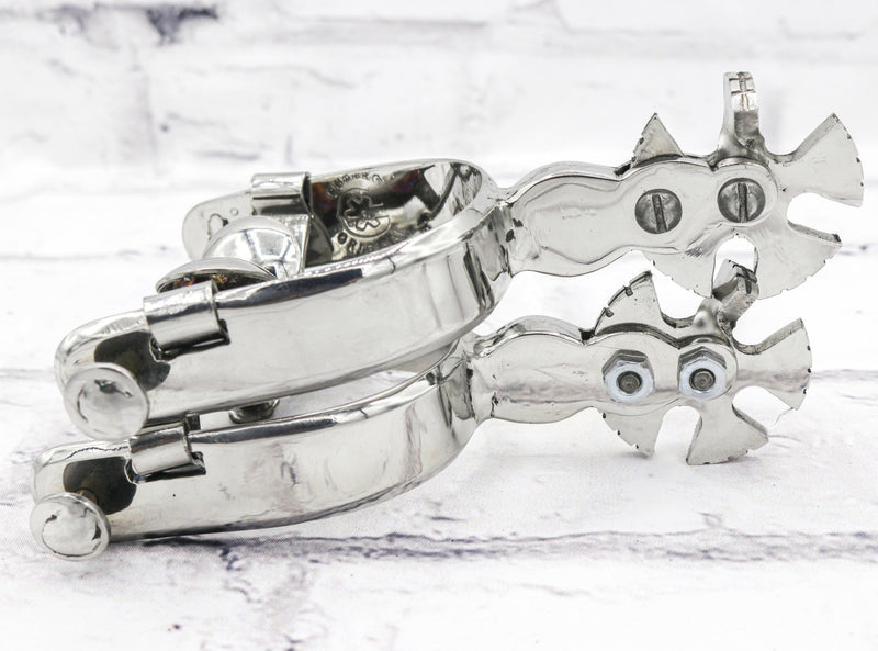 Espuelas Charras Jinete Montar Toro Bull Riding Spurs - M - Royal Saddles - Charro Spurs/Espuelas