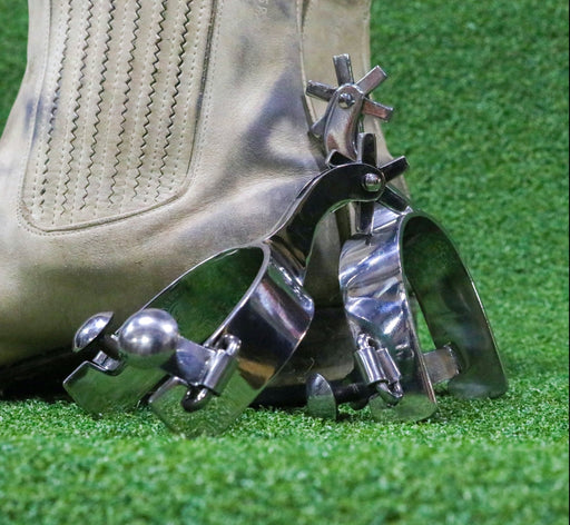 Espuelas Lisa Acero "Vaqueros" Spurs - M - Royal Saddles - Charro Spurs/Espuelas