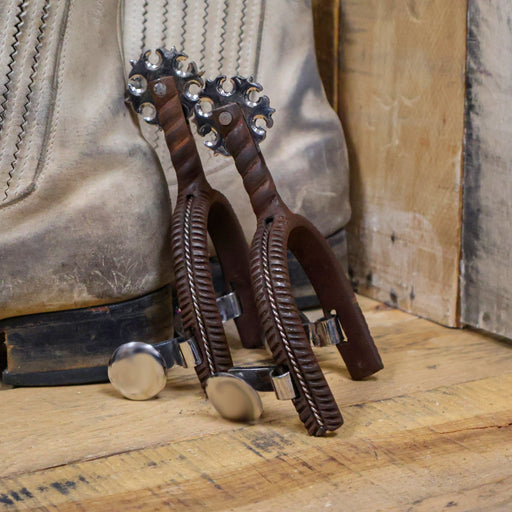 Espuelas Oxidadas Rustico Mexican Charro Spurs - M - Royal Saddles - Charro Spurs/Espuelas