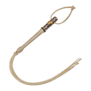 Fino Cuarta De Piel Charro Con Ferrul Pony Leather Quirt - M - Royal Saddles - Charro Whips/Cuartas