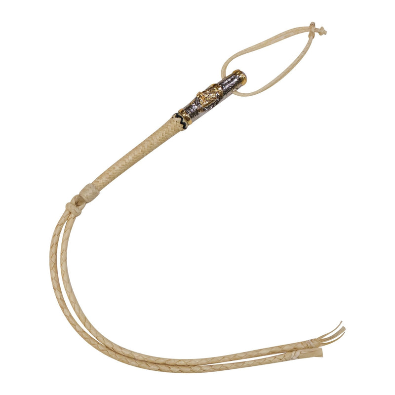Fino Ferrul Caballo Leather Quirt Cuarta De Charro - M - Royal Saddles - Charro Whips/Cuartas