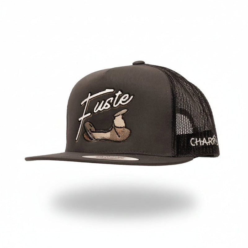 Gray "Fuste" Original Trucker Hat - M - Royal Saddles - Charros Original Hats