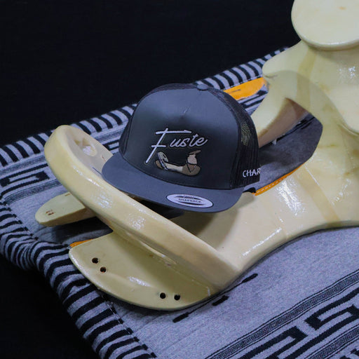 Gray "Fuste" Original Trucker Hat - M - Royal Saddles - Charros Original Hats
