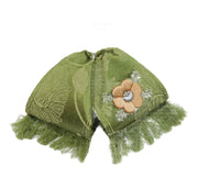Green Flor Camisa Charra Mono Mexican Charro - M - Royal Saddles - Monos Charros