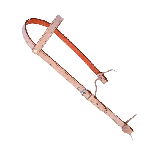 Headstall Charro Cabezada Natural Charra Simple - M - Royal Saddles - Charro Headstalls/Cabezada