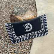 Horse Charro Carona Charra Negra Caballo - M - Royal Saddles - Charro Pads/Caronas