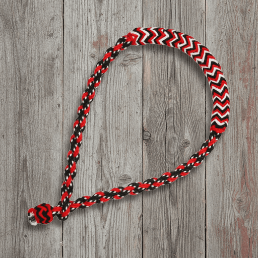 Horse Cotton Bosal Red Braided Bosal Charro Algodon Trenzado - M - Royal Saddles - Charro Bozal