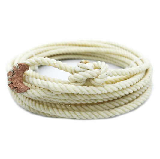 30 FT White Western Adult Lasso Rope Rodeo