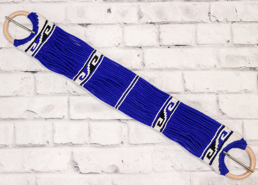 36" Blue Cotton Cinch Traditional Design Azul Charro