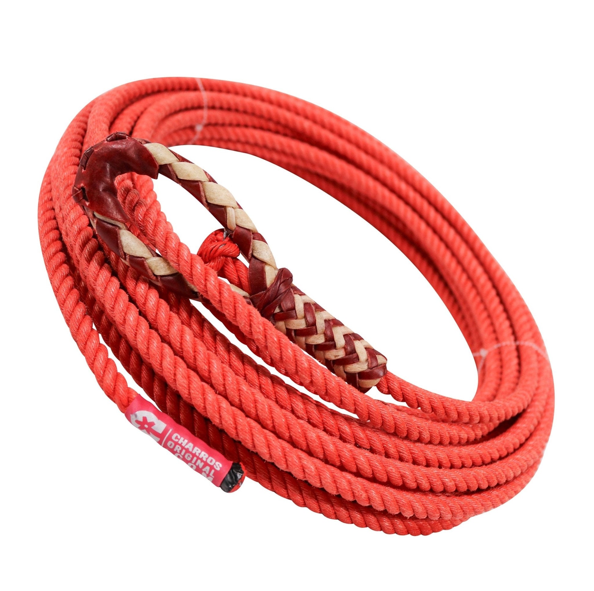 LIMITED 50FT Red 11mm (Lead Core) Rope Soga Plomo - M - Royal Saddles - Ropes/Sogas