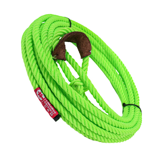 LIMITED - 54 ft Limon Verde Charro Soga Florear Lime Green Trick Rope - M - Royal Saddles - Ropes/Sogas
