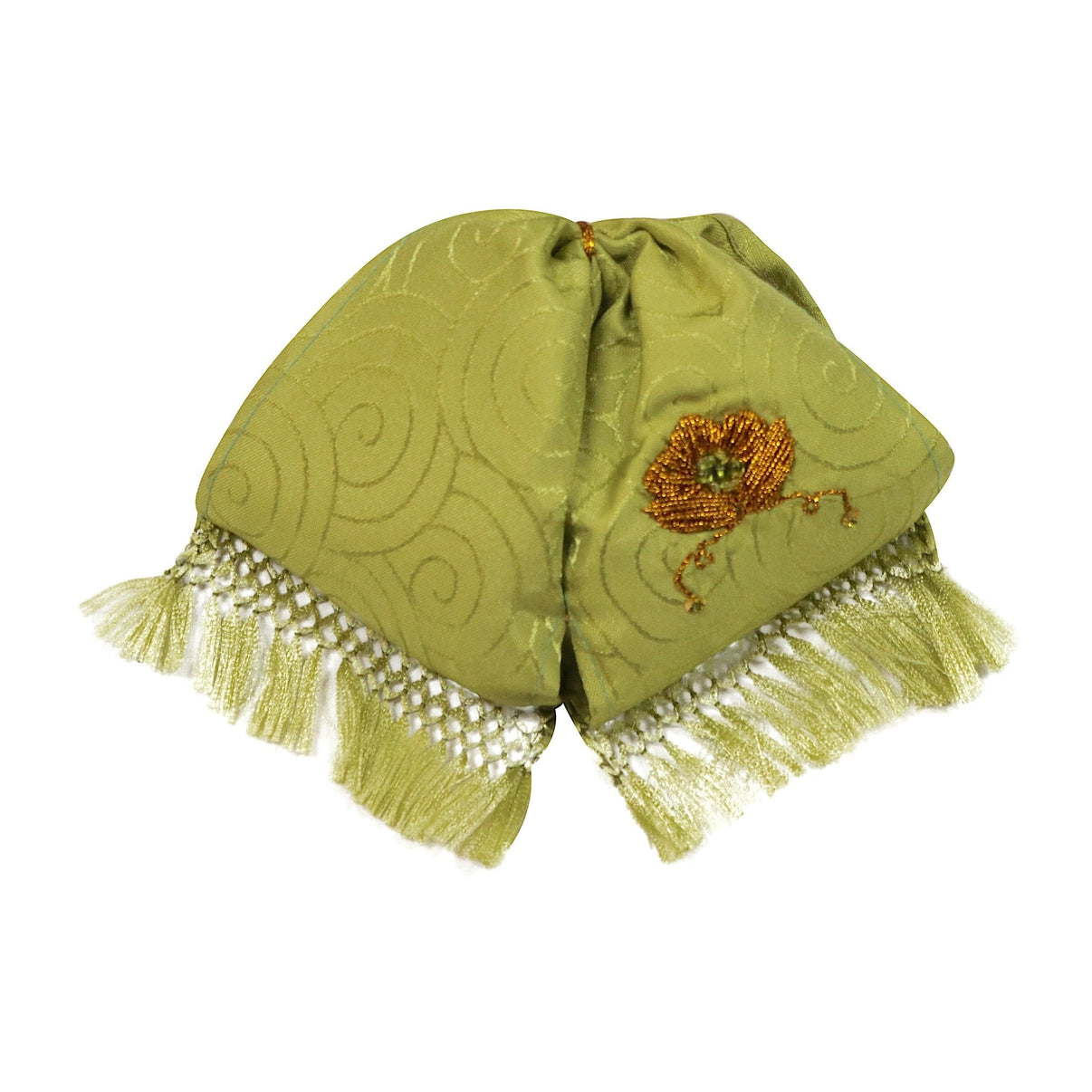 Limon Verde Camisa Oro Flor Charra Mono - M - Royal Saddles - Monos Charros
