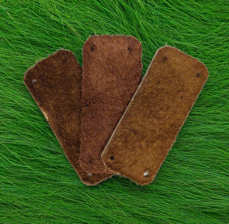 (Lot of 3) Charro Soga Rosadera Leather Burners For Rope - M - Royal Saddles - Ropes/Sogas