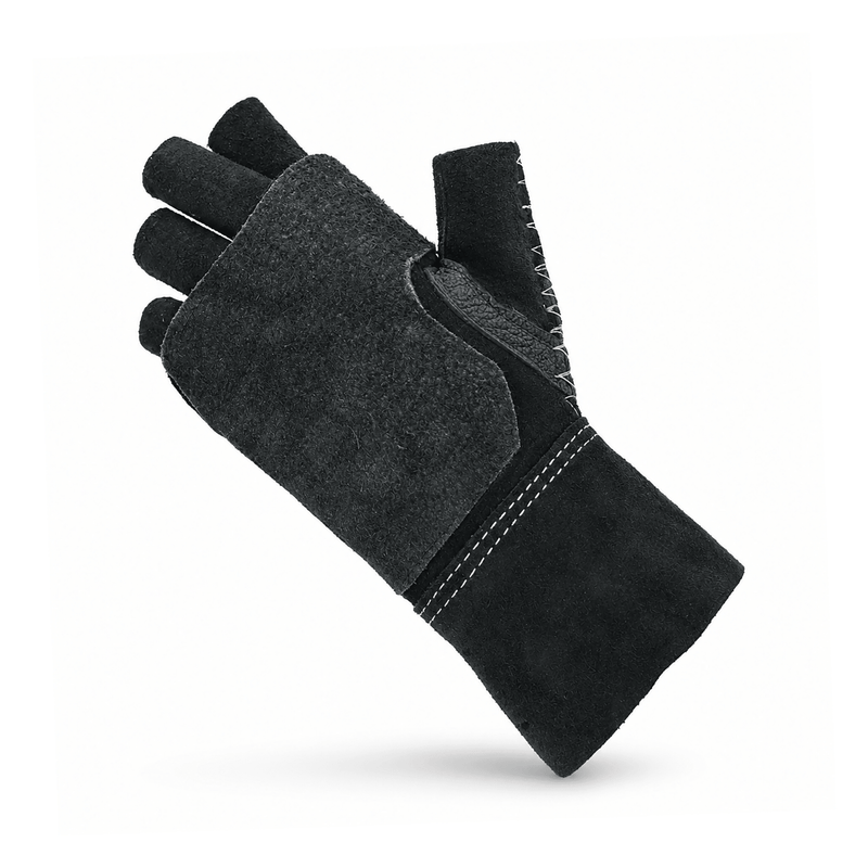 Manilla Black Charra Medium Charro Mexican Rodeo Glove - M-Royal Saddles - Ropes/Sogas