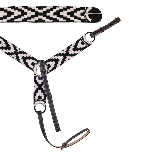 Mexican 34.5" Cincho Pecho Pretal Lienzo Charro - M - Royal Saddles - Charro Breastcollar/Pechera