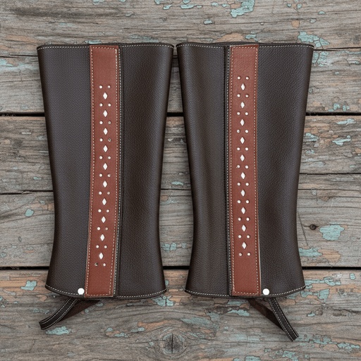 Mexican Cafe Polainas Leather Charro Chaps - M - Royal Saddles - Charro Polainas/Chaps