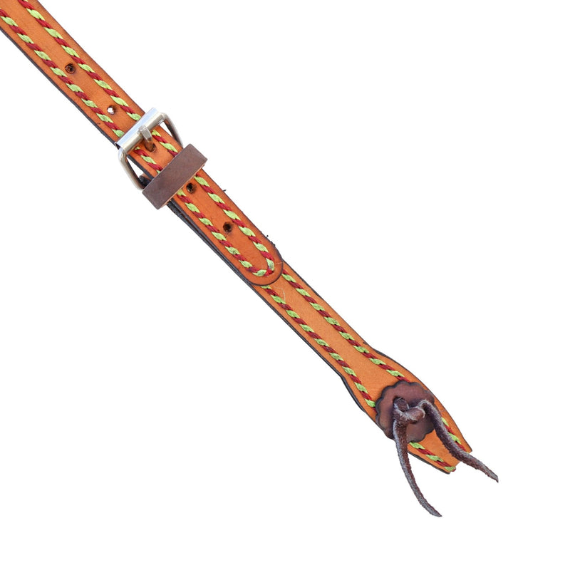 Miel Charro Cabezada Hand Stitched Headstall - M - Royal Saddles - Charro Headstalls/Cabezada