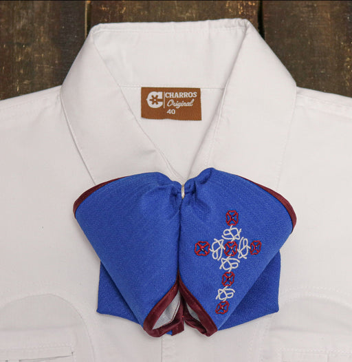 Mono Azul Charro Fino Bowtie - M - Royal Saddles - Monos Charros