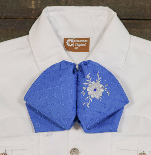 Mono Camisa Charra Charro Bowtie Blue - M - Royal Saddles - Monos Charros