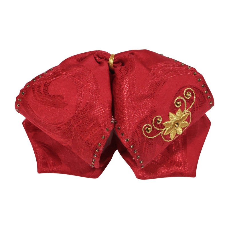 Mono Charro Rojo Tradicional Mexicano Bowtie Lienzo Charro - M - Royal Saddles - Monos Charros