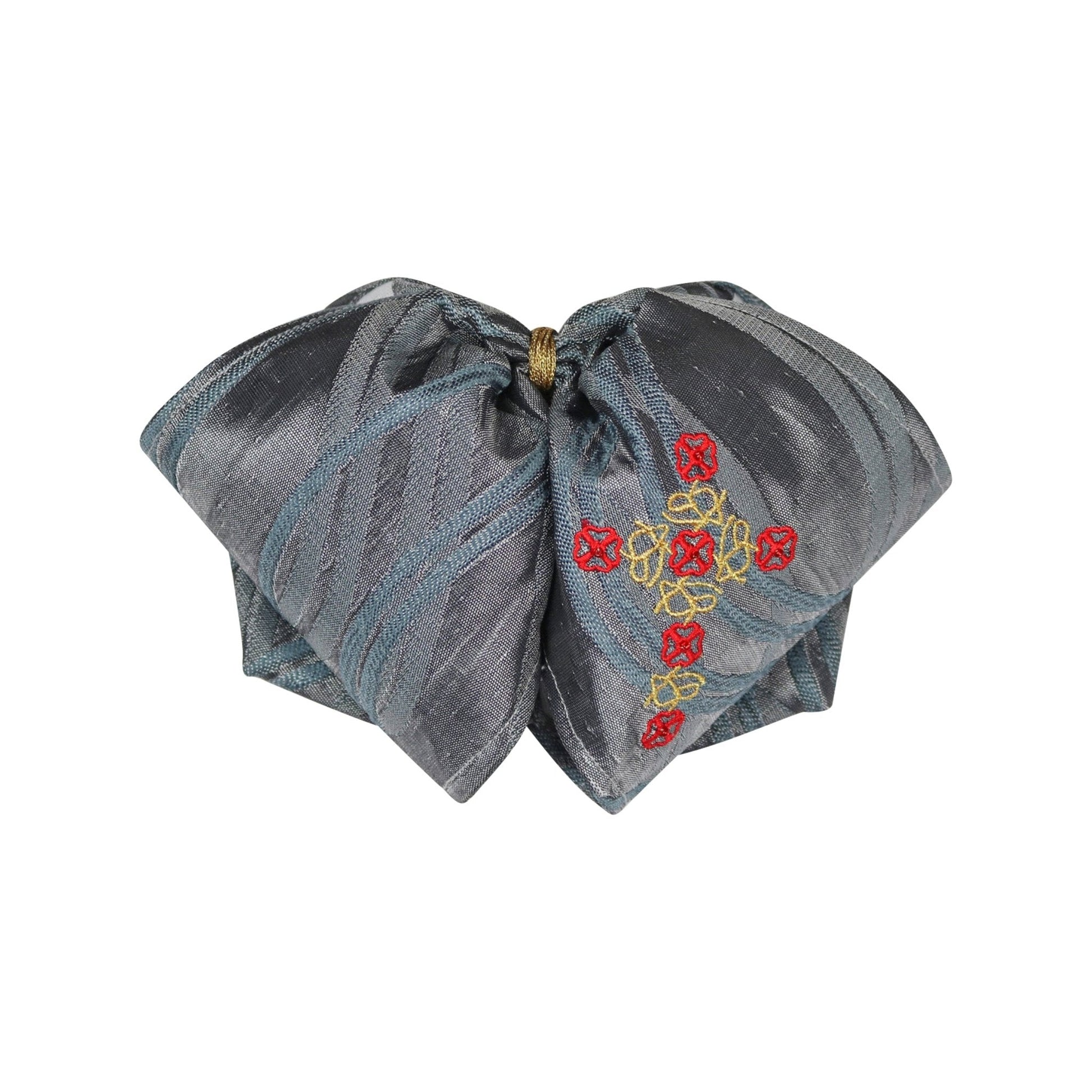 Mono Diseno Gris Azul Charro Bowtie Charra - M - Royal Saddles - Monos Charros