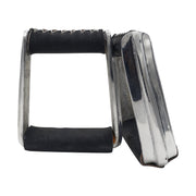 Montura Black Charra Estribos Aluminum Stirrups - M - Royal Saddles - Charro Saddle Parts