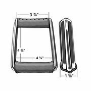 Montura Charra Estribos Aluminum Stirrups Mexican Saddle - M - Royal Saddles - Charro Saddle Parts