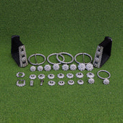 Montura Charra Juego De Herrajes Acero Inoxidable Set - M - Royal Saddles - Charro Saddle Parts