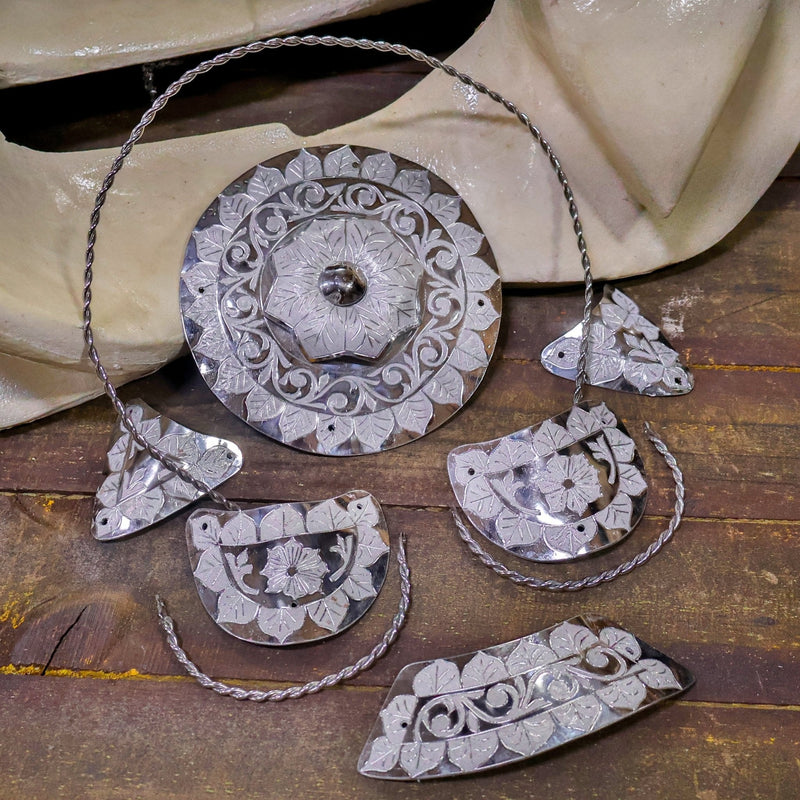 Montura Charra Tree Herrajes Charro Medio Fuste En Acero Inoxidable - M - Royal Saddles - Charro Saddle Parts