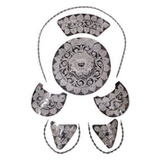 Montura Charra Tree Herrajes Charro Medio Fuste En Acero Inoxidable - M - Royal Saddles - Charro Saddle Parts