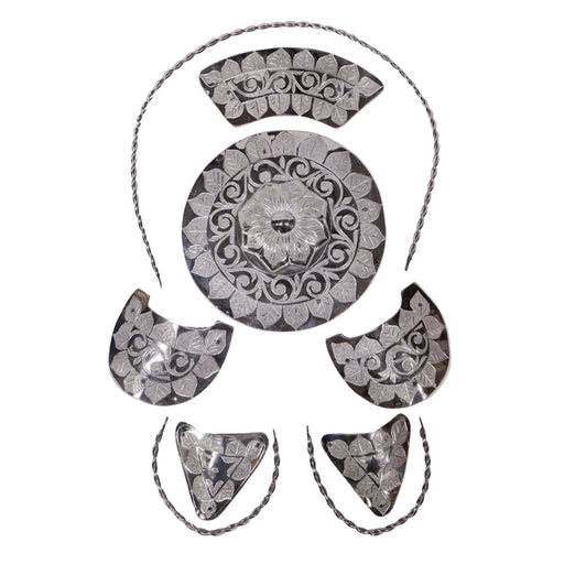 Montura Charra Tree Herrajes Charro Medio Fuste En Acero Inoxidable - M - Royal Saddles - Charro Saddle Parts