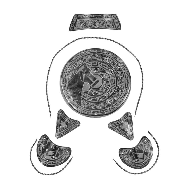 Montura Herraje Fuste Stainless Steel Saddle Kit - M - Royal Saddles - Charro Saddle Parts