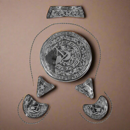 Montura Herraje Fuste Stainless Steel Saddle Kit - M - Royal Saddles - Charro Saddle Parts