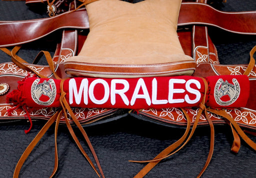 Morales Red Charro Saddle Sarape - M - Royal Saddles - Sarapes