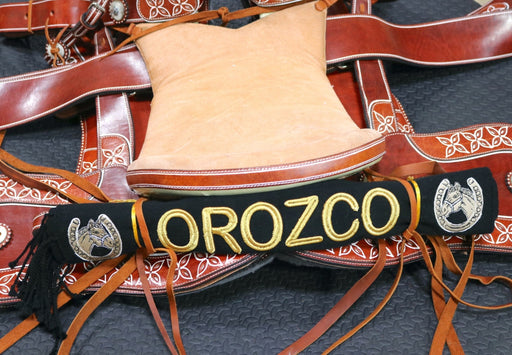 Orozco Black Charro Mexican Saddle Sarape - M - Royal Saddles - Sarapes