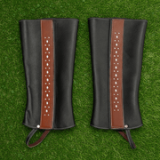 Polainas Black Diseno Caballo Charro Chaps Charreria - M - Royal Saddles - Charro Polainas/Chaps