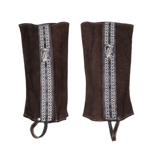 Polainas Cafe Para Charros (M) Half Riding Chaps - M - Royal Saddles - Charro Polainas/Chaps