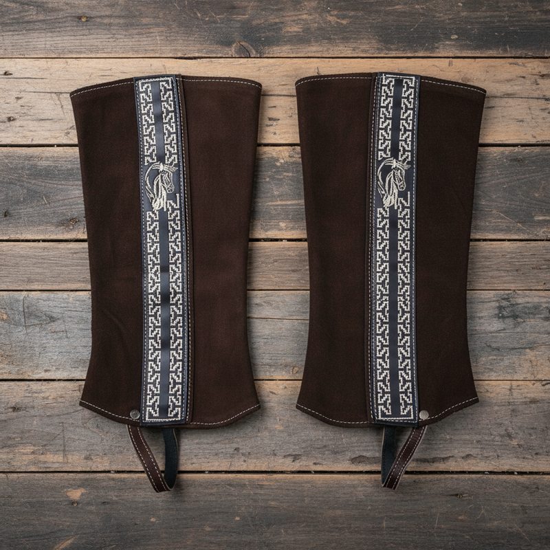 Polainas Cafe Para Charros (M) Half Riding Chaps