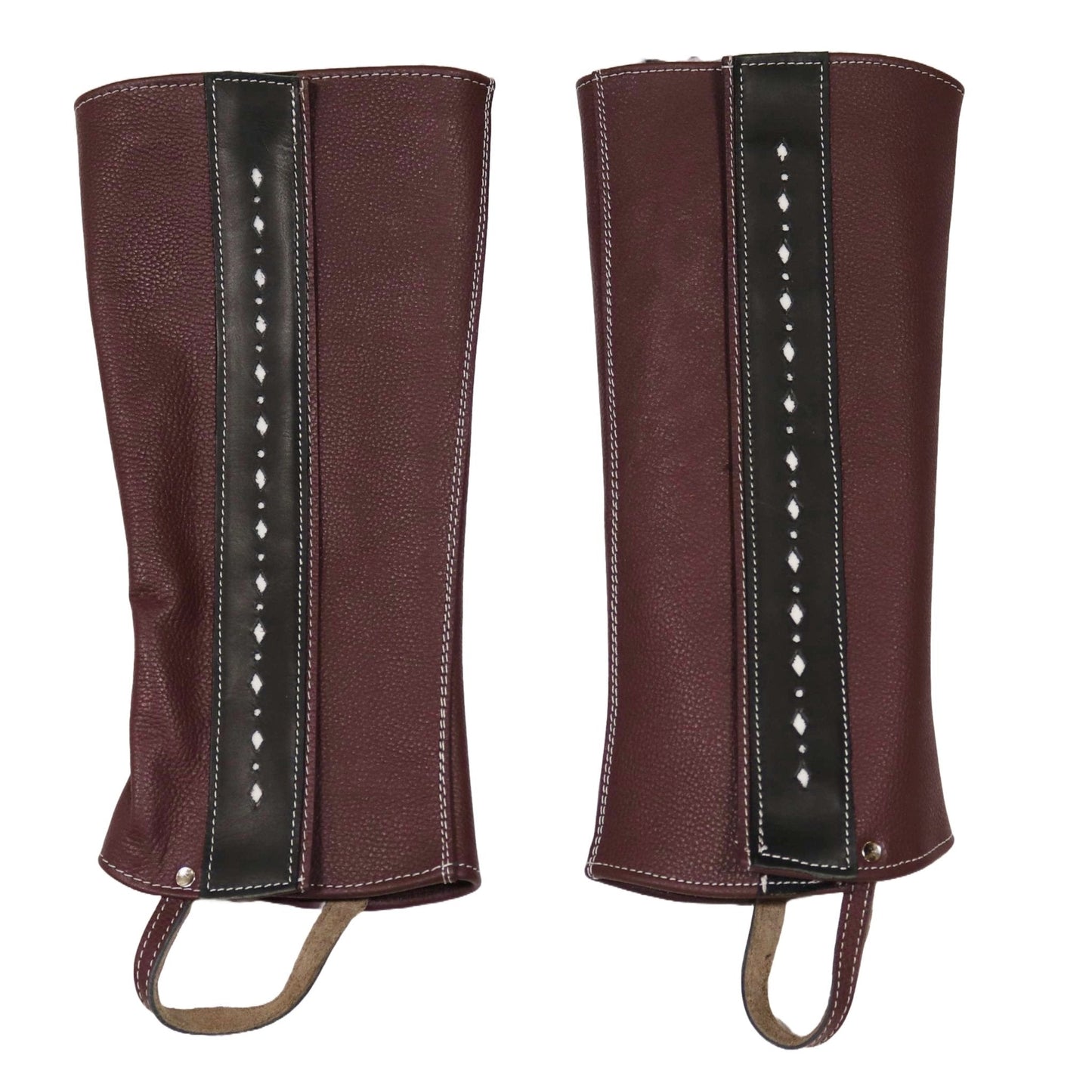 Polainas Charras Piel Mexican Half Chaps - M - Royal Saddles - Charro Polainas/Chaps