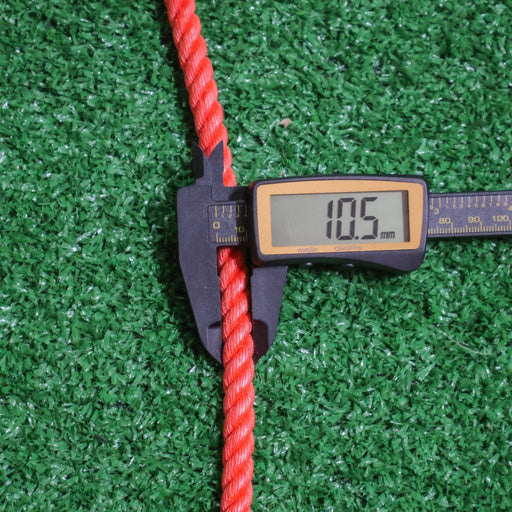 Red 60 Ft Poly - Nylon 10.5mm (Soga) Lead Core Plomo - M - Royal Saddles - Ropes/Sogas