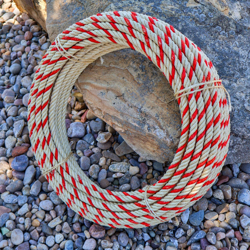 Red Charro Rope Soga 28 Meters Ixtle Para Piales Ixtle - M - Royal Saddles - Ropes/Sogas