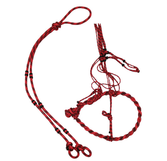 Red Charros Original Bosal Charros Original Bosal Nylon - M - Royal Saddles - Charro Bozal