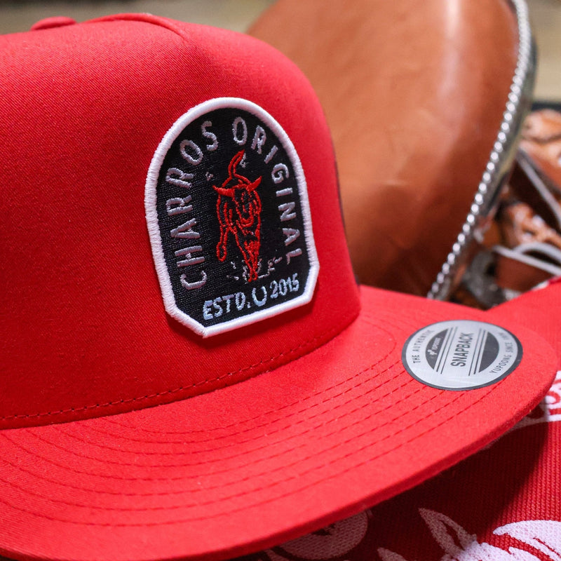Red Classic Charros Original Trucker Cap - M - Royal Saddles - Charros Original Hats