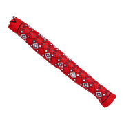 Red Diseno Diamond Sarape Charro Fino Saddle - M - Royal Saddles - Sarapes