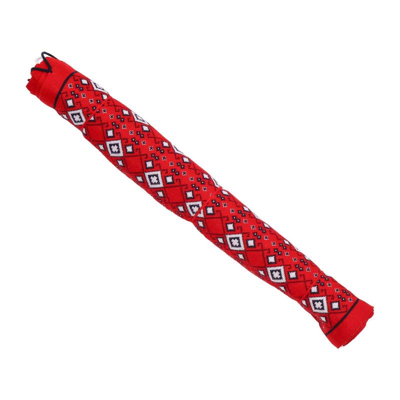 Red Diseno Diamond Sarape Charro Fino Saddle - M - Royal Saddles - Sarapes